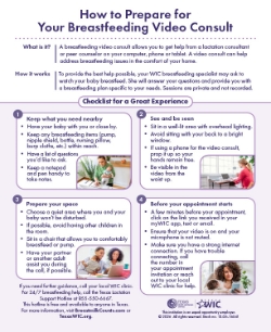 How To Prepare For Your Breastfeeding Video Consult 