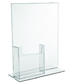 Set PIN Signage - Plastic Stand 
