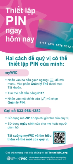 Set Pin Handout Rack Card (VIET/ENG) 