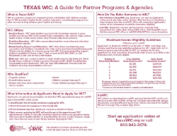 Texas WIC Reference Guide - Bilingual 