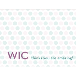 WIC Thank You Card - 13-06-14701