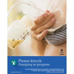 Please Knock, Its Pumping Time (Bilingual) 