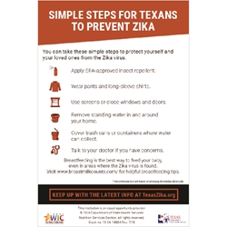 Simple Steps For Texans To Prevent Zika (Bilingual) 