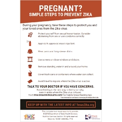 Pregnant? Simple Steps To Prevent Zika (Bilingual) 