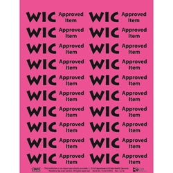 WIC Item (Pink Stickers) 