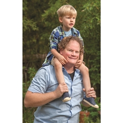 Dad & Son Outdoors Canvas Print (24x36) 