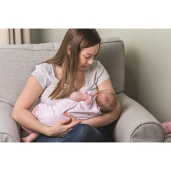 Mom Breastfeeding Infant Canvas Print (36x24) 