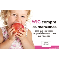 Let WIC Buy - Apple Poster (Spanish) 