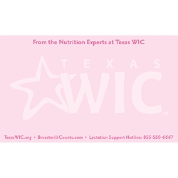 Pink WIC Sticky Note Pads 