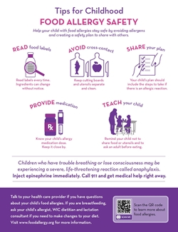 Tips for Childhood Food Allergy Safety 