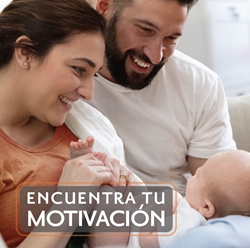 Find Your Reason - A Smoke-Free Life Starts Here (Orange card - Infant) (Spanish) 