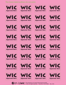 Small Pink Labels 