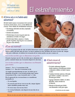 Your Growing Baby: 0-1 Constipation (Spanish) 