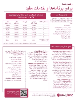 A Guide To Helpful Programs And Services Flyer (Dari) 