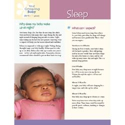 Your Growing Baby: Sleep 