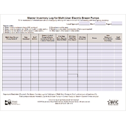 Master Inventory Log - Multi-User Electric Breast Pumps 