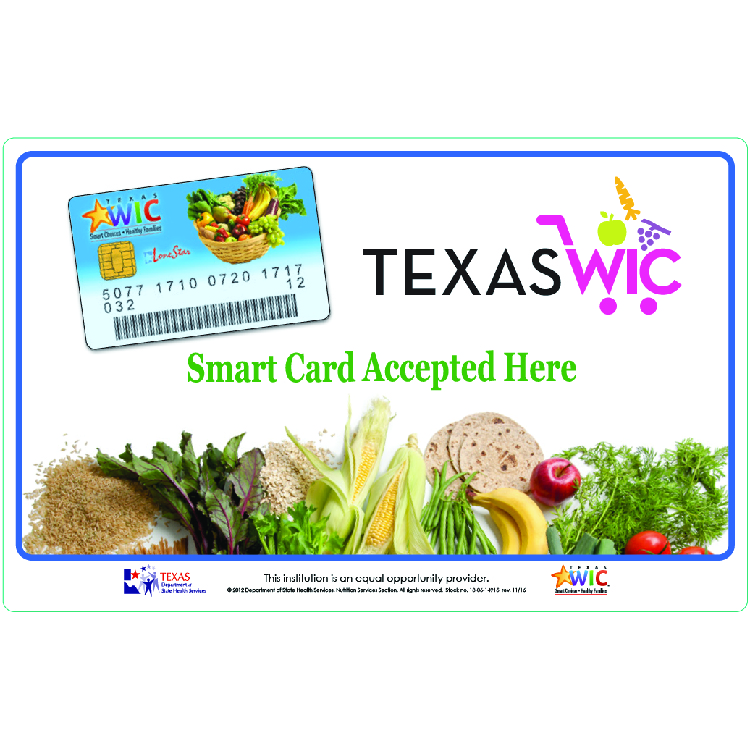 - WIC Smart Card Accepted Here #13-06-14915